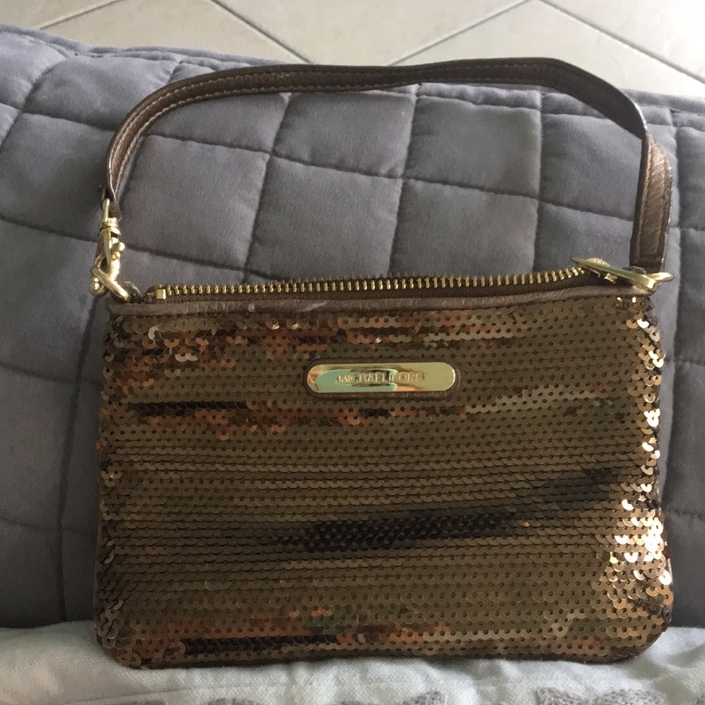 Sequined Michael Kors Wristlet
